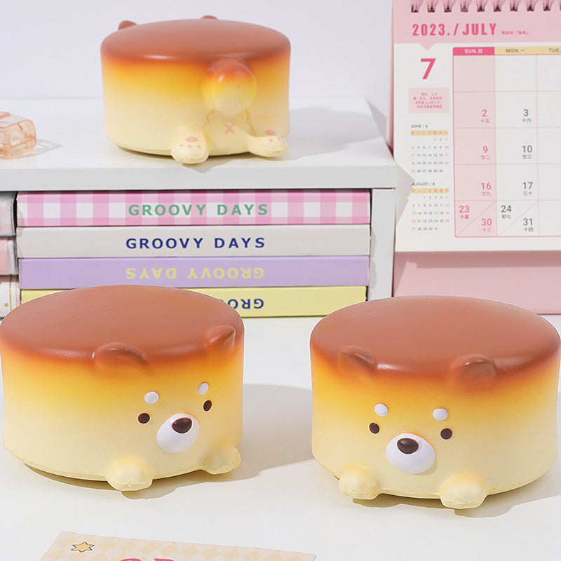 Cheese Puppy Cake Slow-Rebound Squishy
